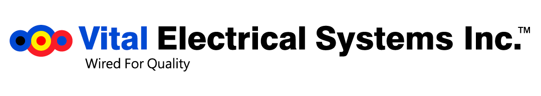 web design company logo display for Vital Electrical Systems Inc.