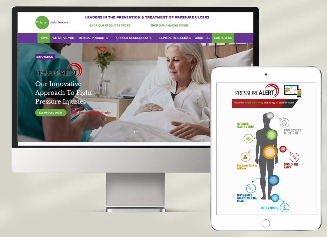 Walgreen Health Solutions Website Mockup